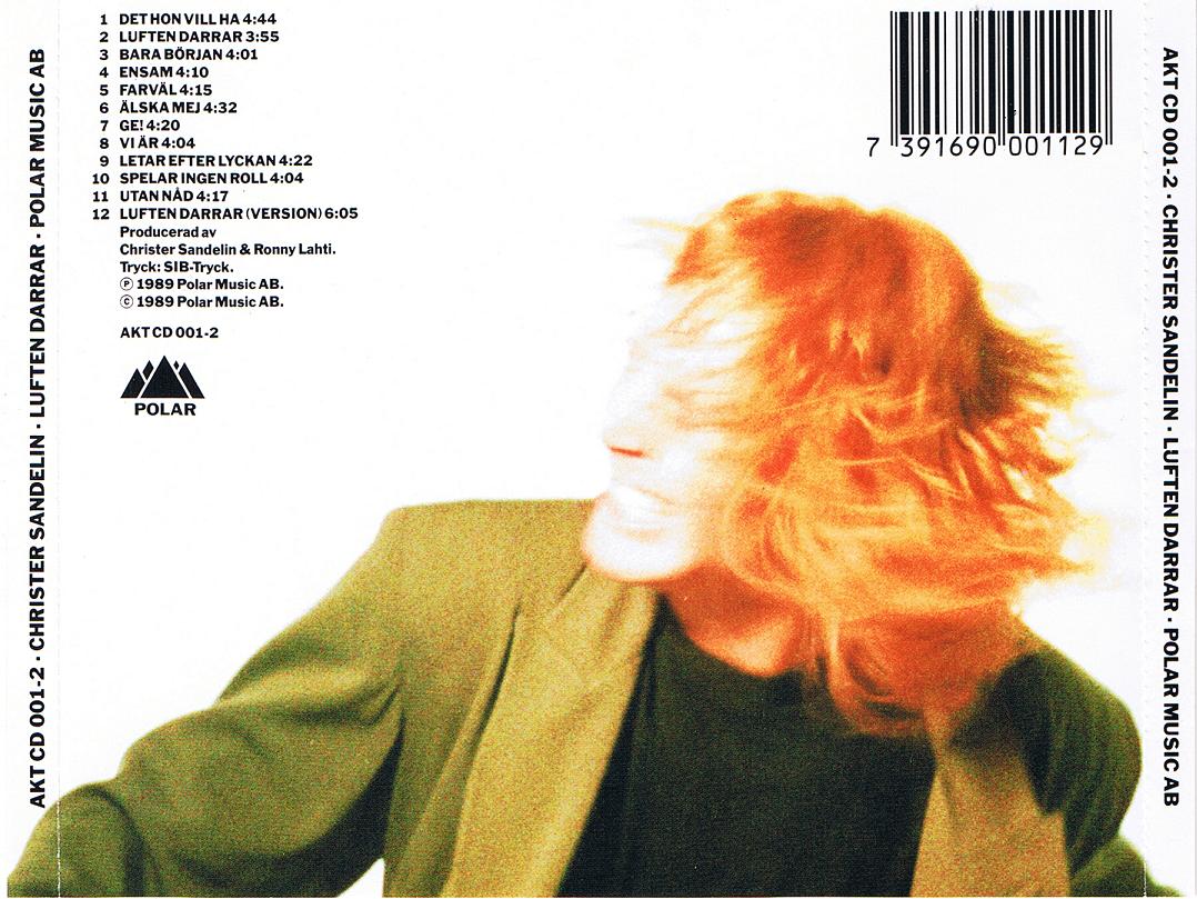 Christer Sandelin  Luften Darrar : Back